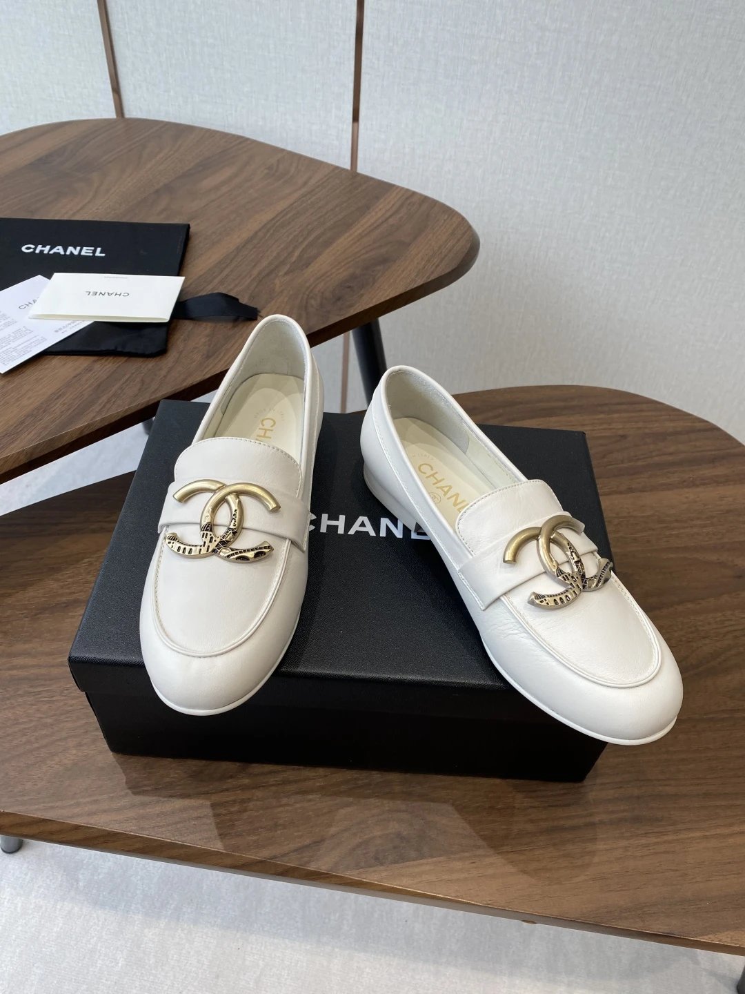 Chanel CC Logo Loafers [2 styles]