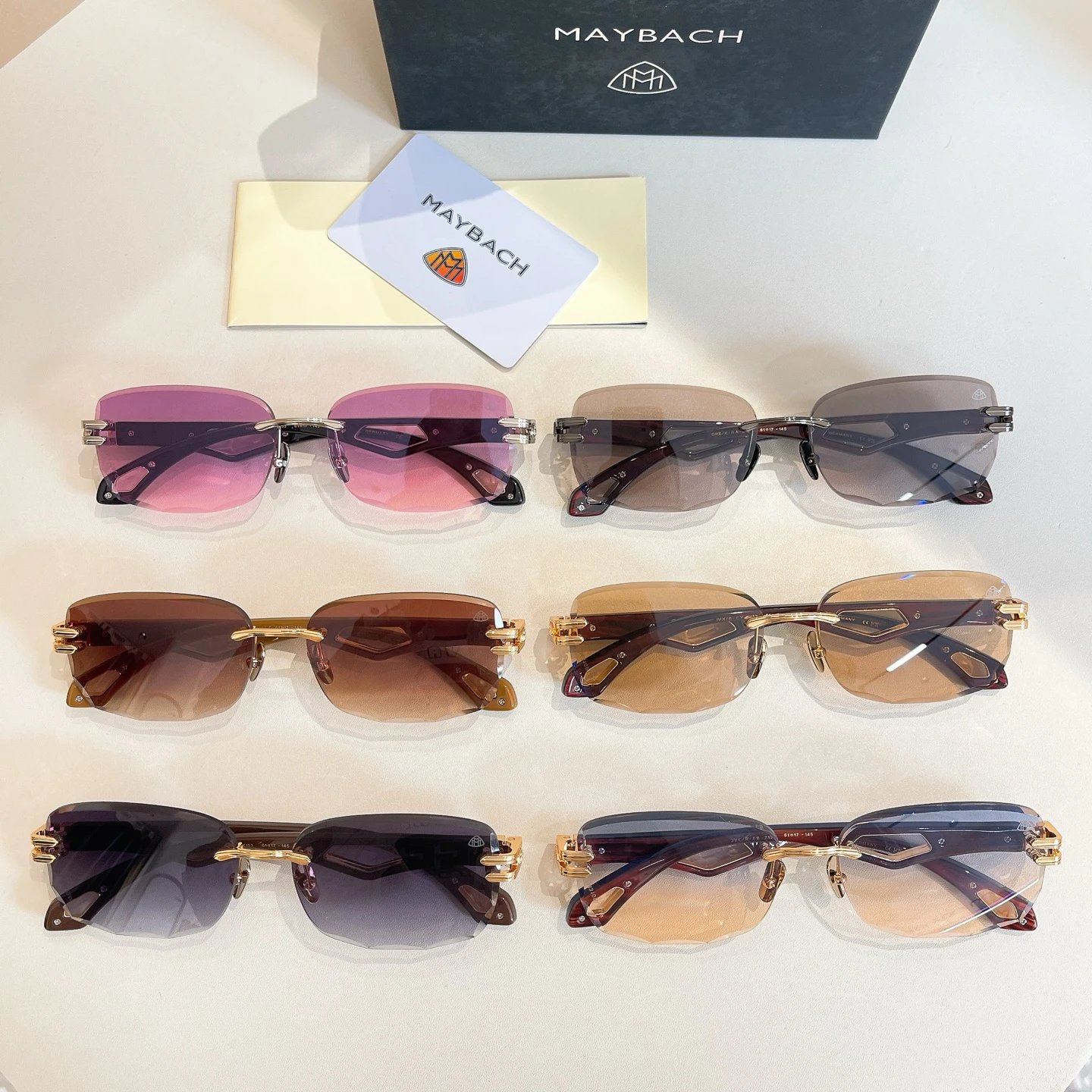 MAYBACH Rimless Sunglasses [6 styles]
