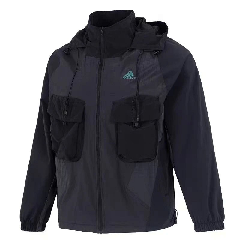 Adidas Originals Windbreaker Black Jacket Outerwear product detail 8 in Litbuy spreadsheet finds