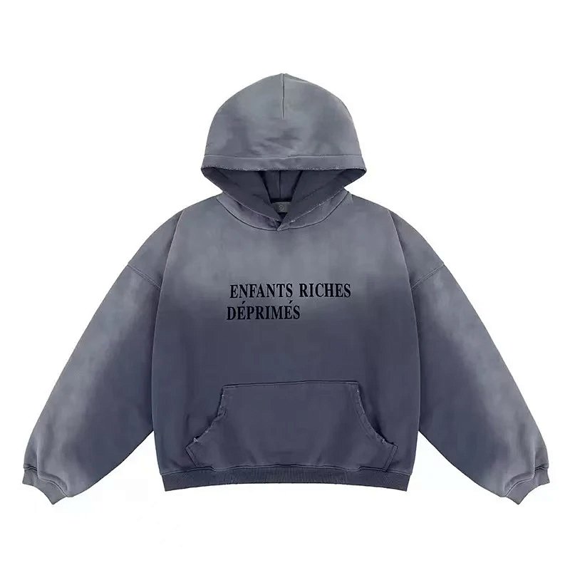 Enfants Riches Déprimés Distressed Hoodie Gray product detail 14 in Litbuy spreadsheet finds