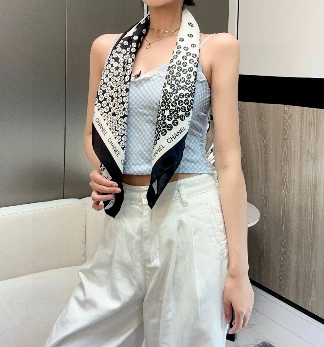Chanel Bubble Scarf