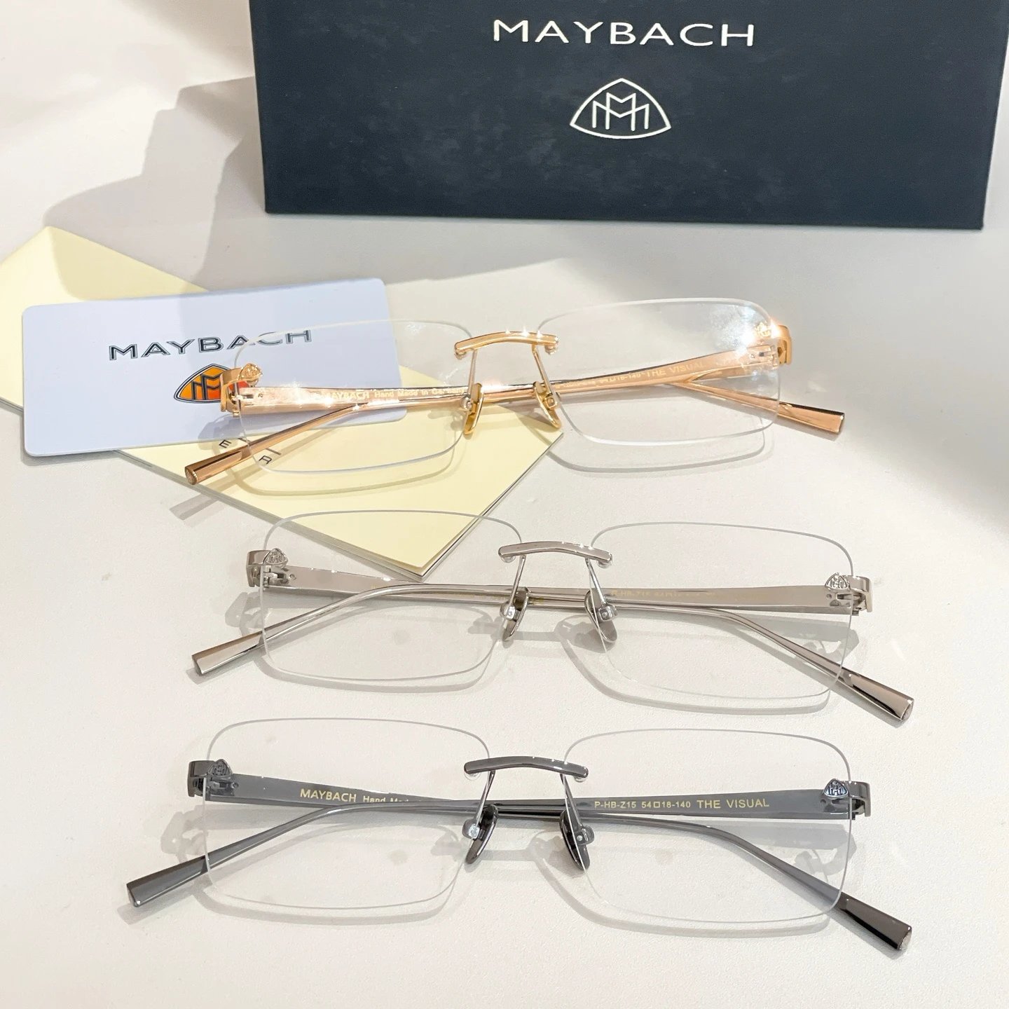 MAYBACH THE VISUAL Rimless Eyeglasses [3 styles]