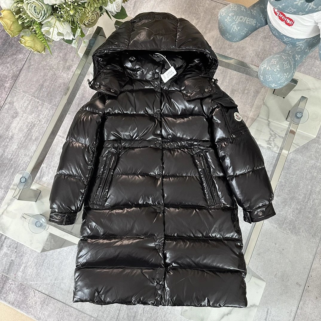 Moncler Maya Down Jacket Black Glossy Finish Parka product detail 2 in Litbuy spreadsheet finds