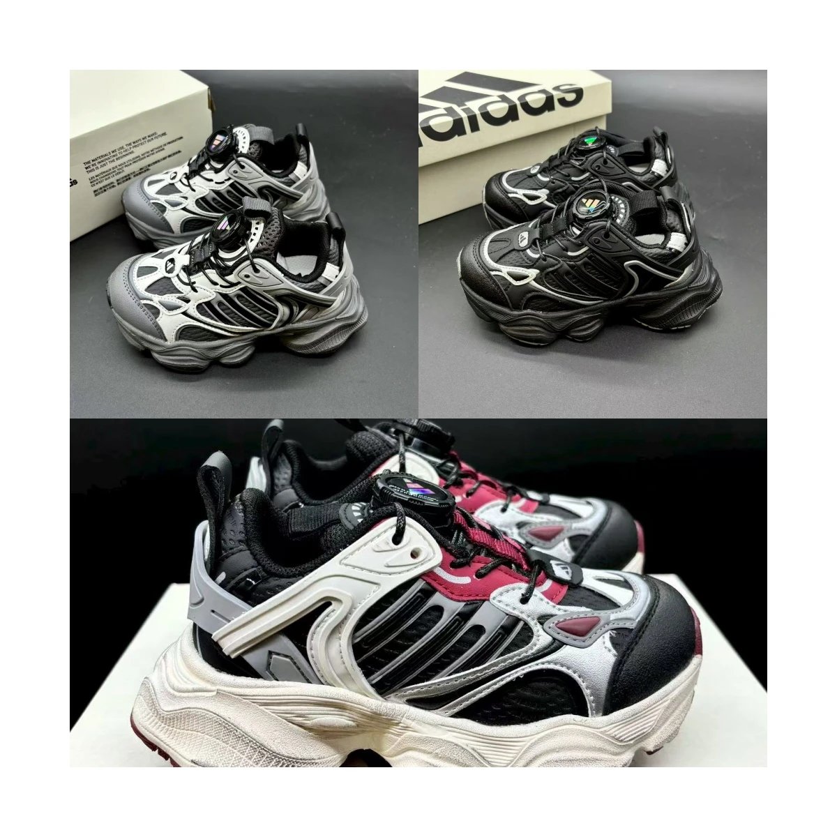 Rotating buckle shoes