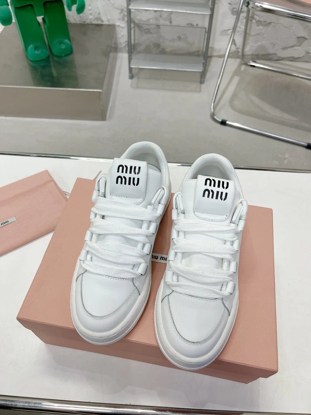 Miu Miu Logo Sneakers