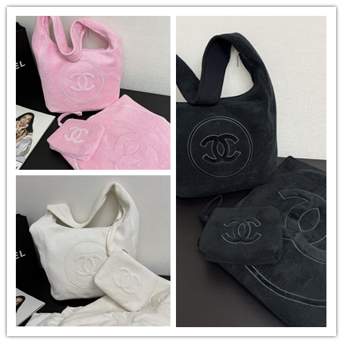 Chanel CC Logo Towel Bag Set [3 styles]