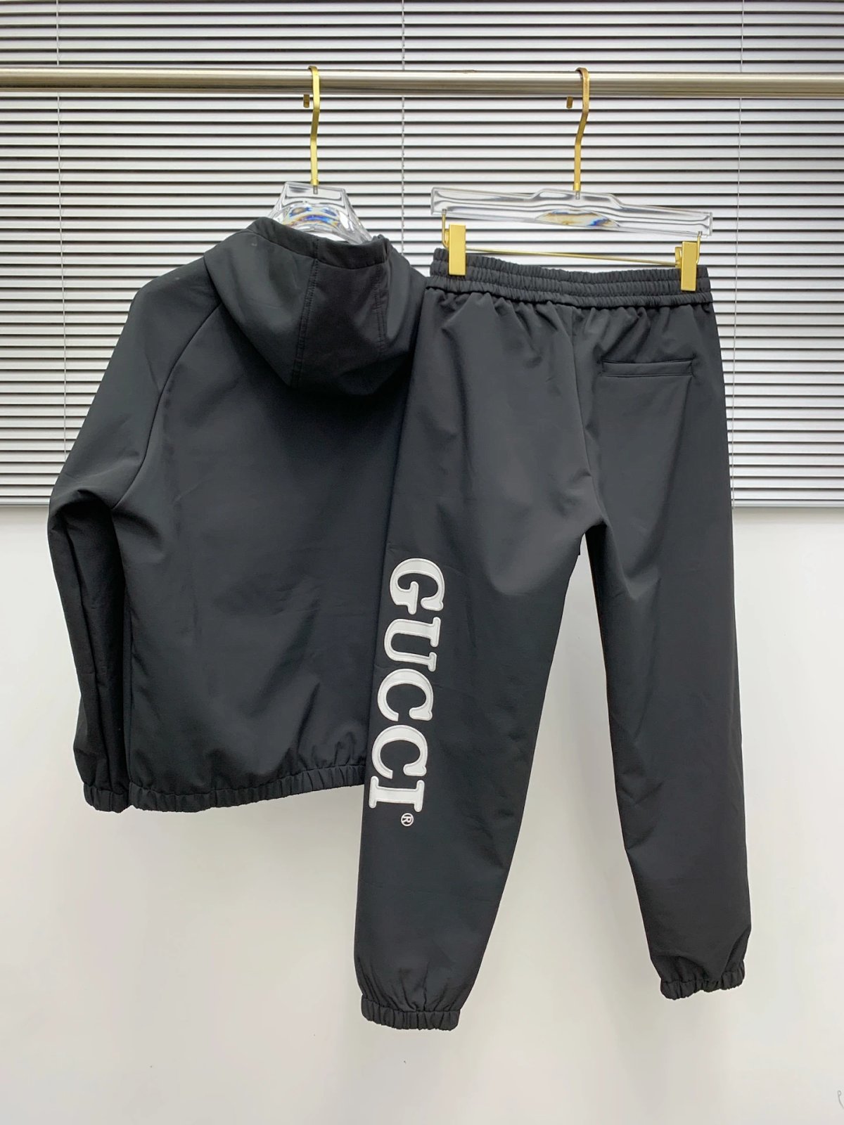 Gucci GG Monogram Black Hooded Tracksuit Set product detail 57 in Litbuy spreadsheet finds