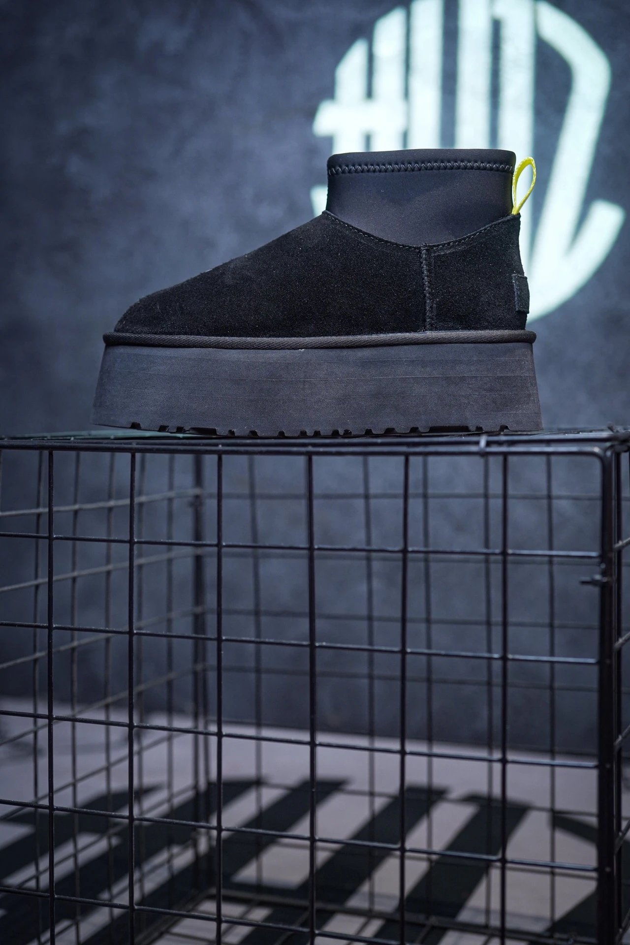 UGG Snow Boots Pencil Ankle Boots Black