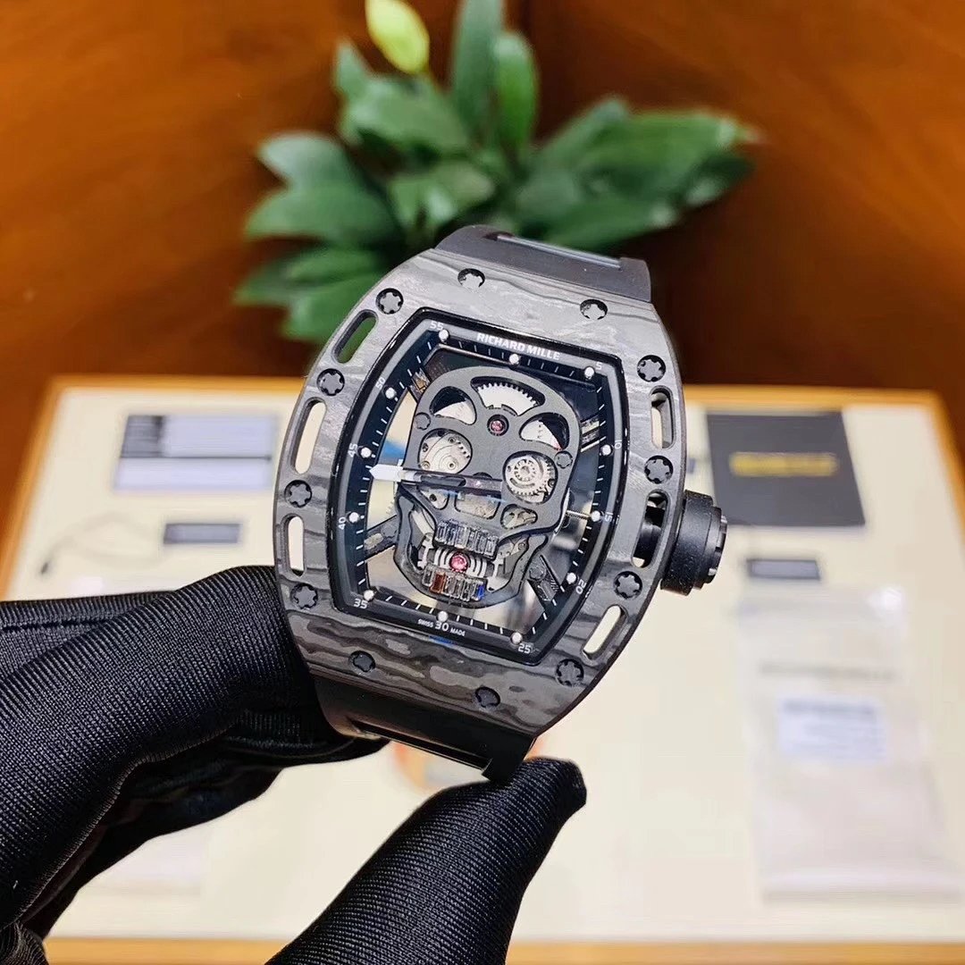 Richard Mille RM 055 Black Ceramic with Pave Diamonds Mechanical Watch Watches product detail 60 in Litbuy spreadsheet finds