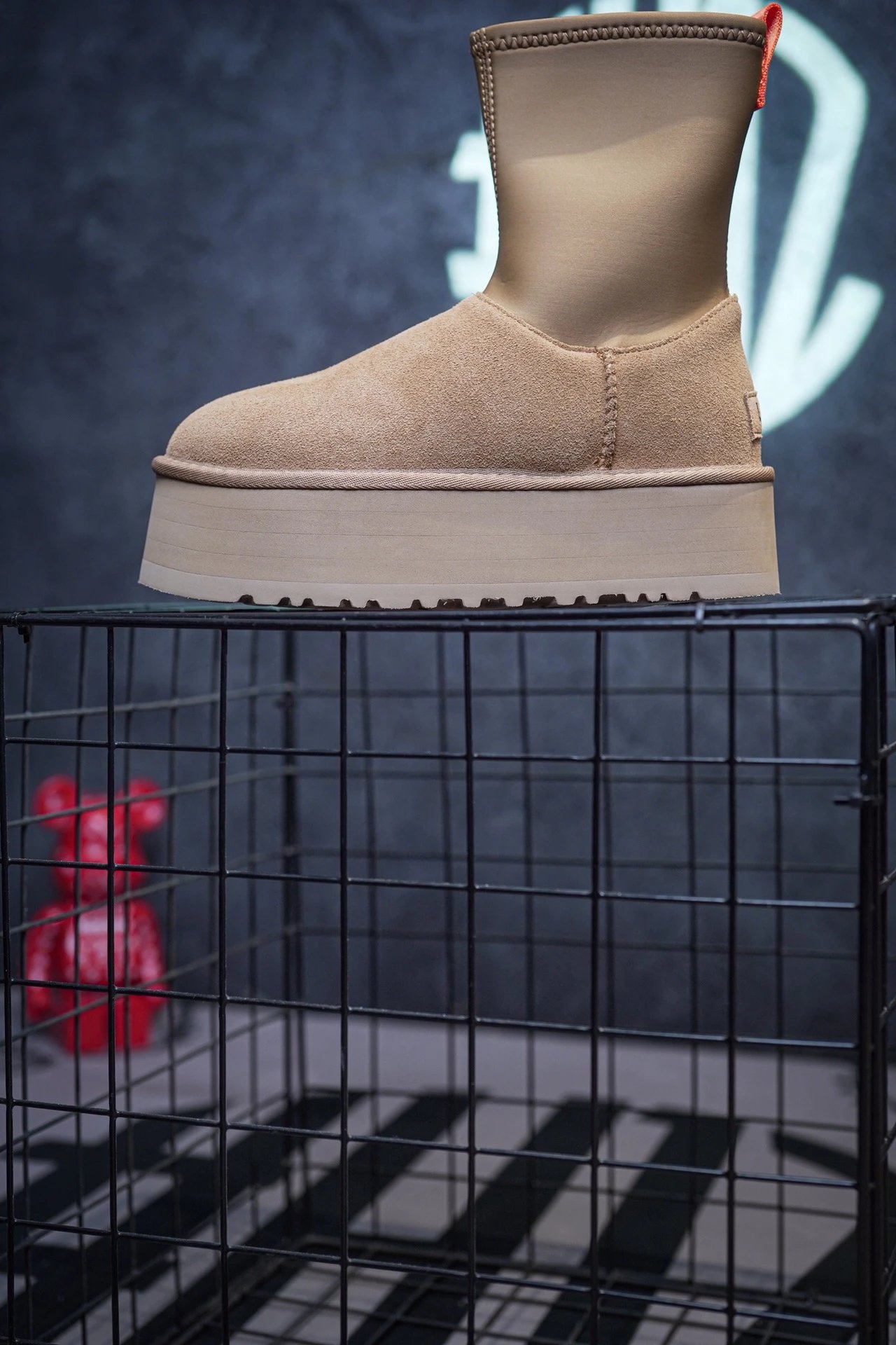 UGG warm and non-slip mid-tube snow boots