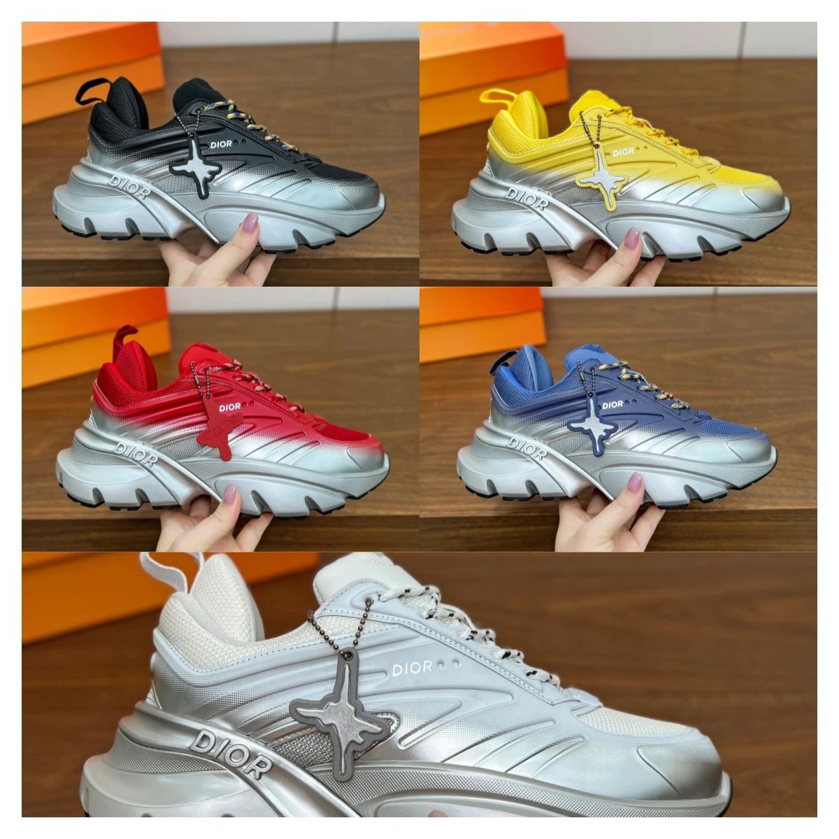 Dior x Lewis Hamilton B44 Blade Sneakers - Limited Edition in 5 Colors