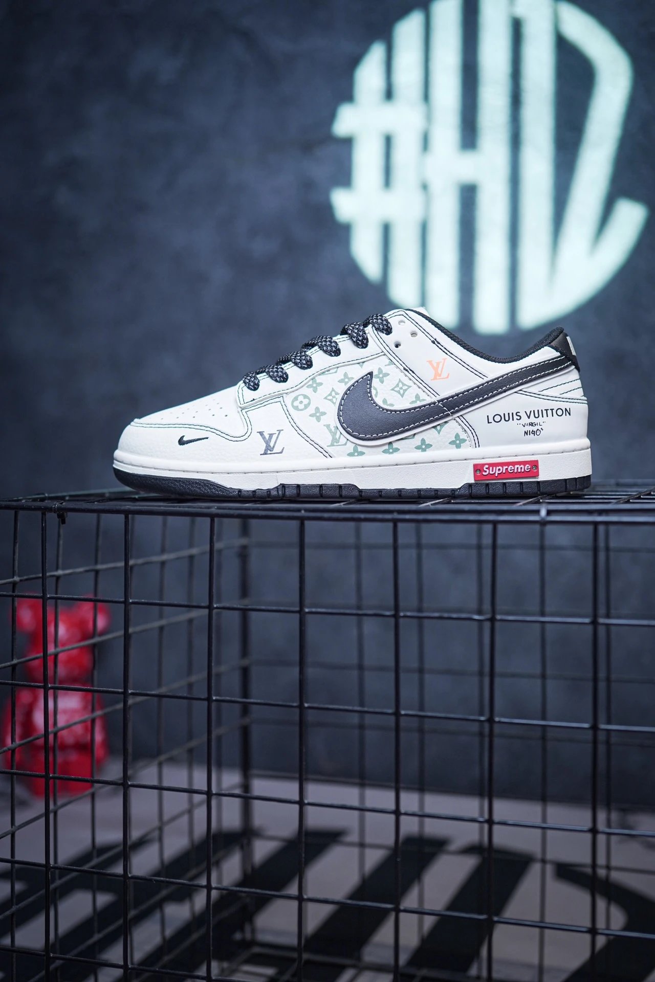Nike Dunk Low x Louis Vuitton x Supreme Sneakers
