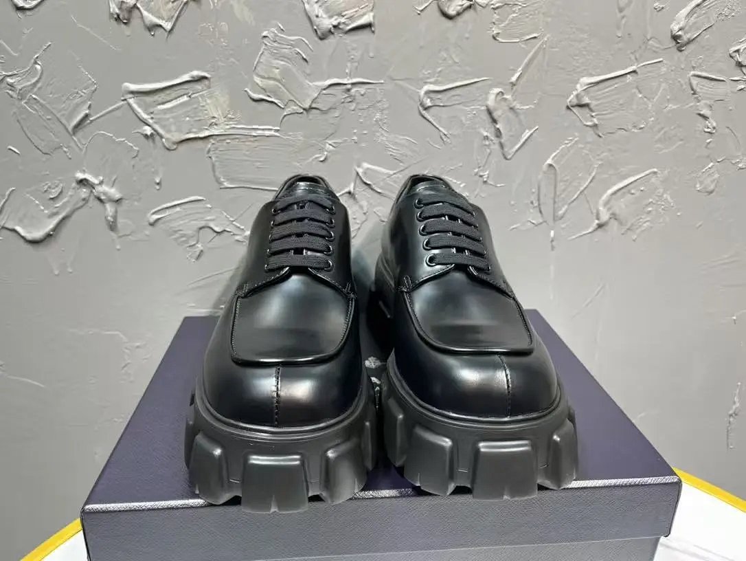 Balenciaga Triple S Derbys Black Leather Shoes Derby Shoes product detail 6 in Litbuy spreadsheet finds