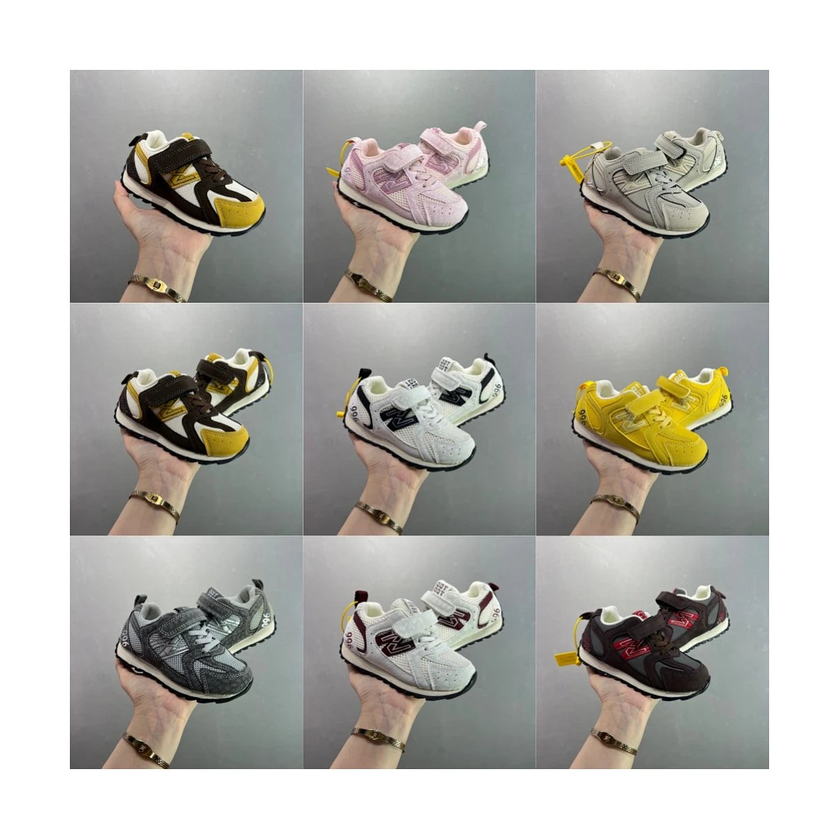 New Balance 996 Pink Mesh Velcro Sneakers Running Shoes product detail 2 in Litbuy spreadsheet finds