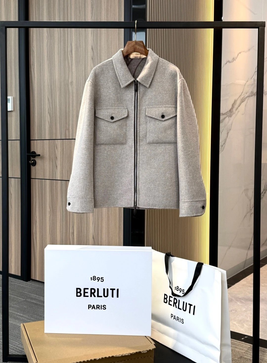 Berluti Autumn and Winter Cashmere Wool Double-sid