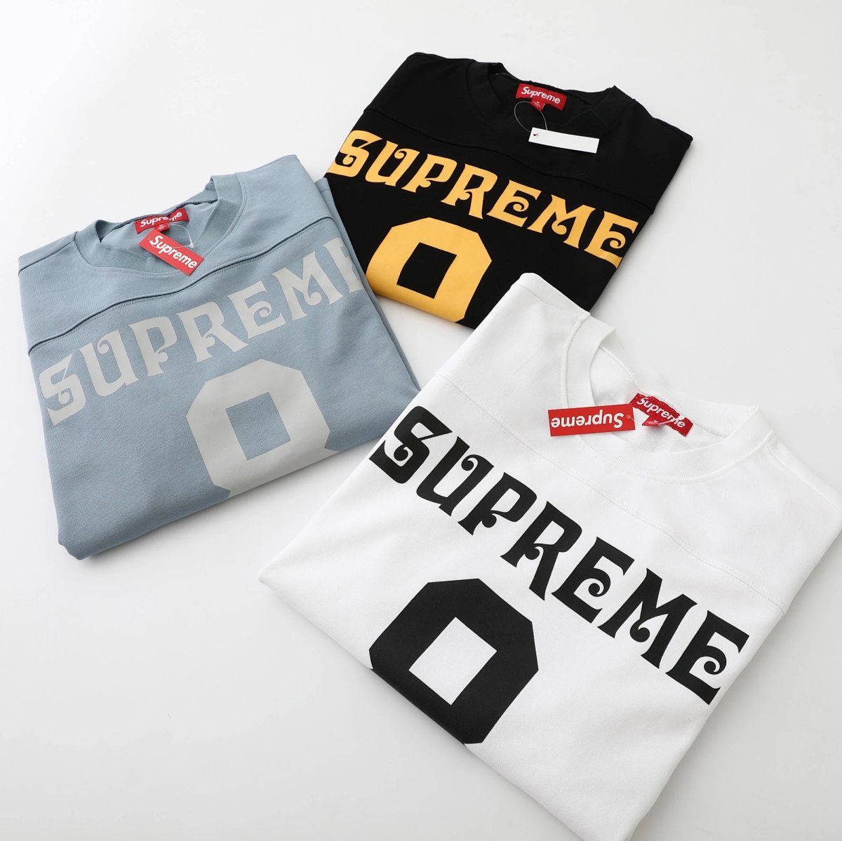 Supreme Number 8 Jersey Long-Sleeve T-Shirt Light Blue product detail 15 in Litbuy spreadsheet finds