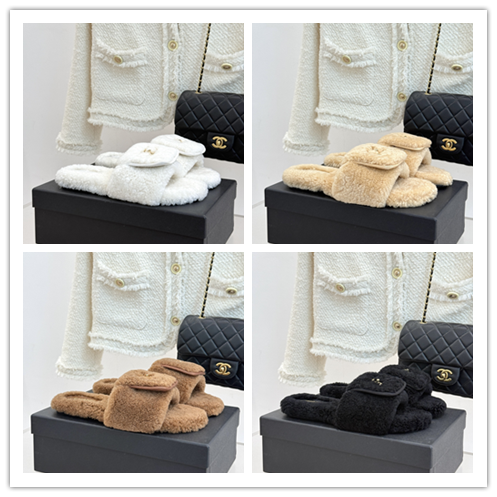 Chanel Camellia Slides [4 styles]