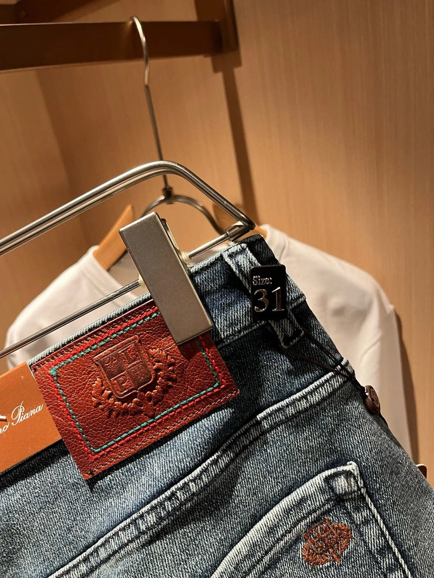 Prada Logo-Embellished White Long-Sleeve T-Shirt and Dark Wash Slim-Fit Jeans - 40