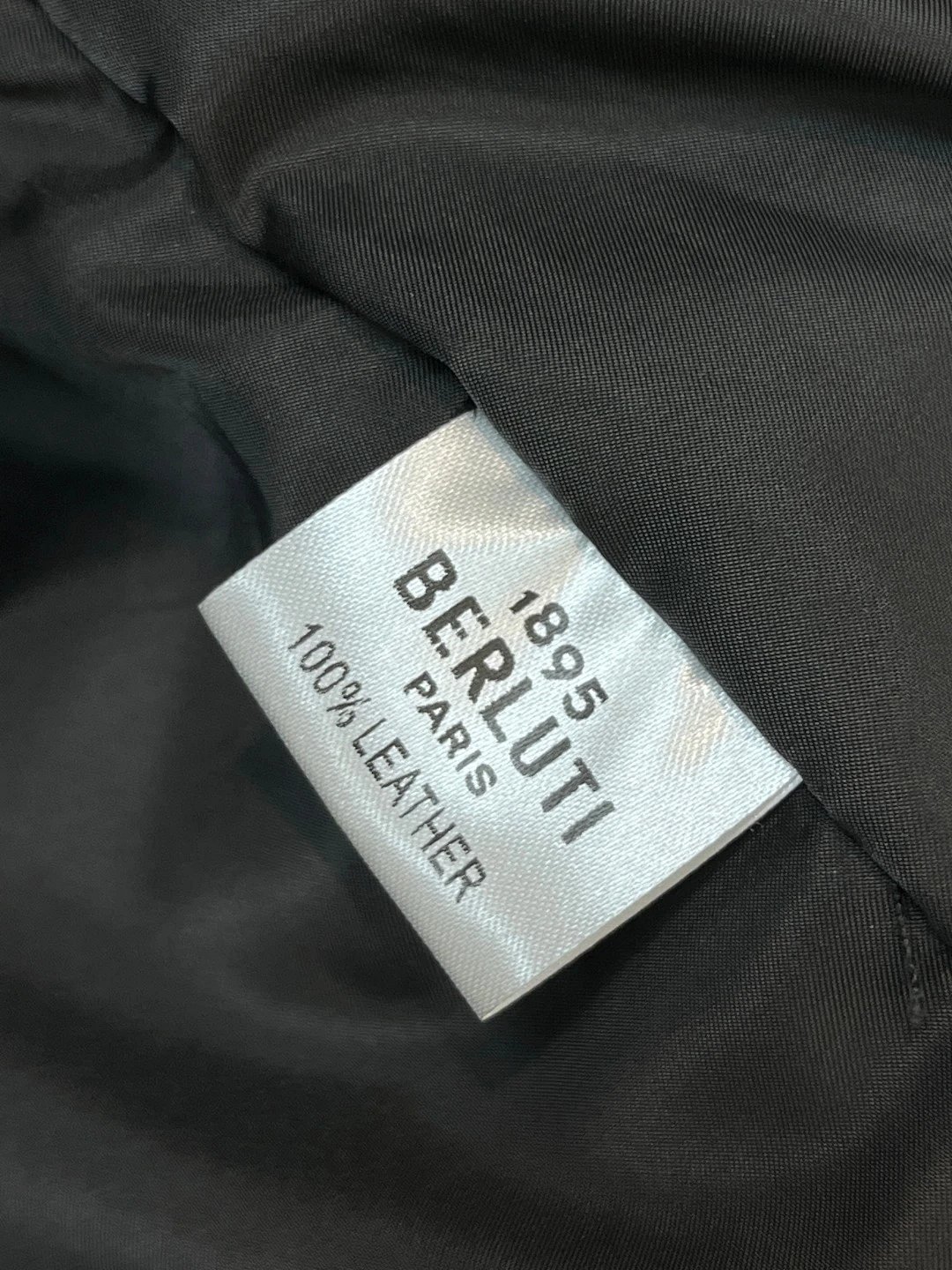 Design Berluti Leather Hooded Bomber Jacket Black Leather Jacket product detail 12 in Litbuy spreadsheet finds