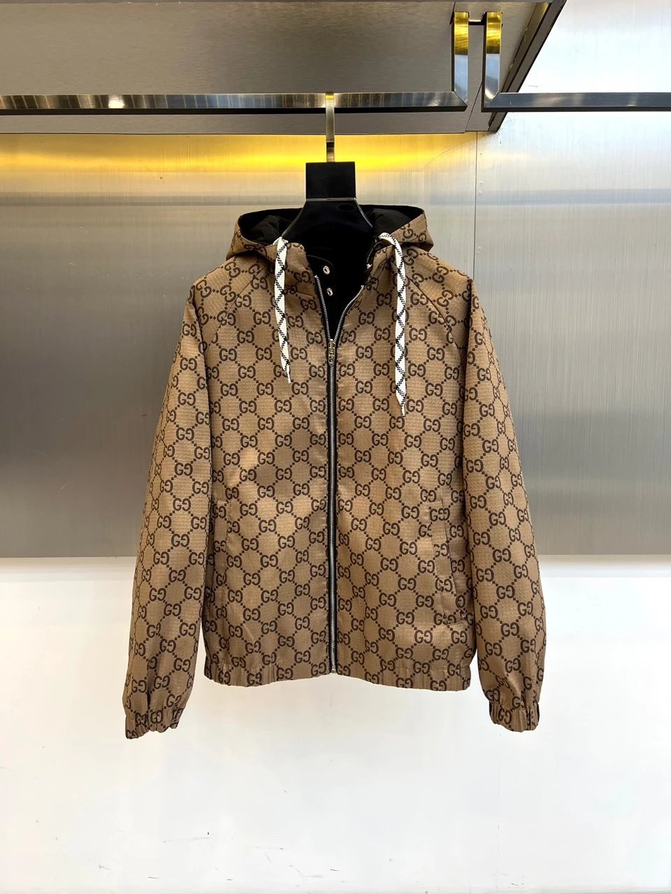 Gucci Jackets Reversible hooded monogram jacket image 2