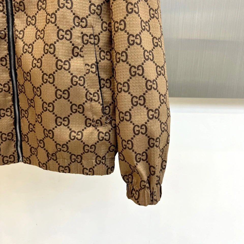 Gucci Jackets Reversible hooded monogram jacket image 4