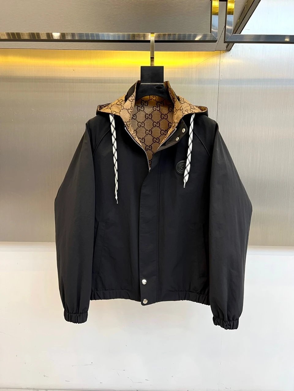 Gucci Jackets Reversible hooded monogram jacket image 6