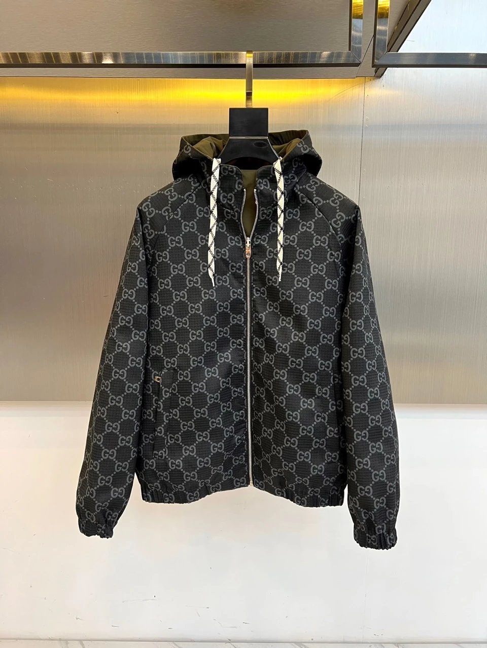 Gucci Jackets Reversible hooded monogram jacket image 7