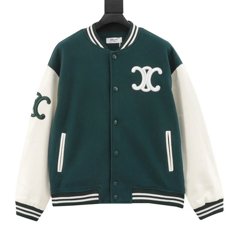 Celine Down Jackets Hooded puffer jacket with Triomphe chest emblem image 8