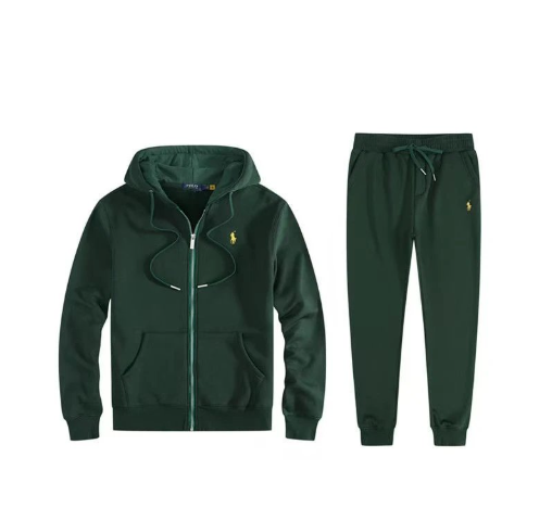 green suit