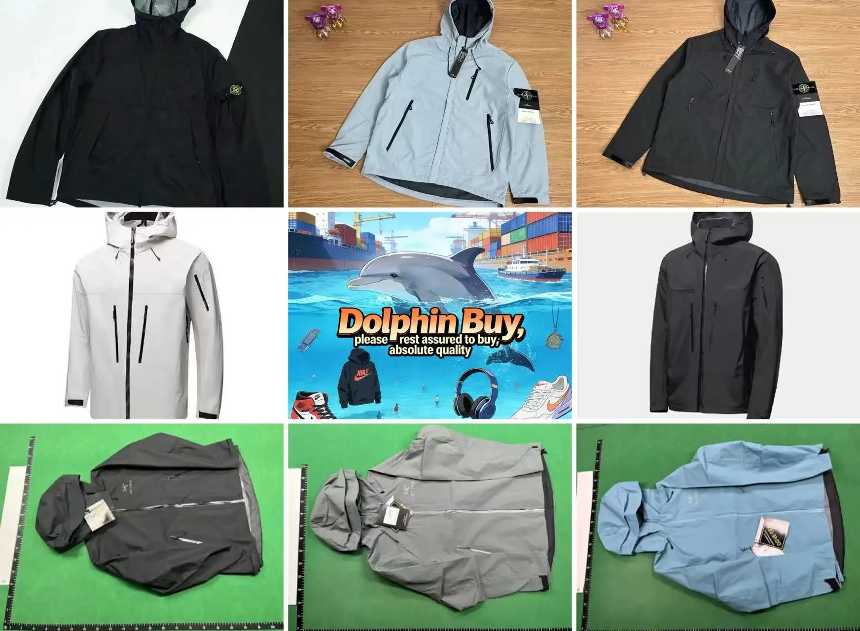 Collection of high quality outdoor jackets