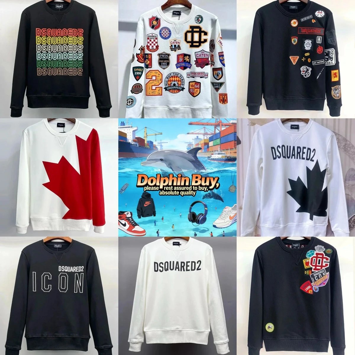 High quality American graffiti loose long sleeved - DxM
