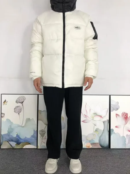Off-White x Land Rover Puffer Jacket Army Green Down Jacket - 3
