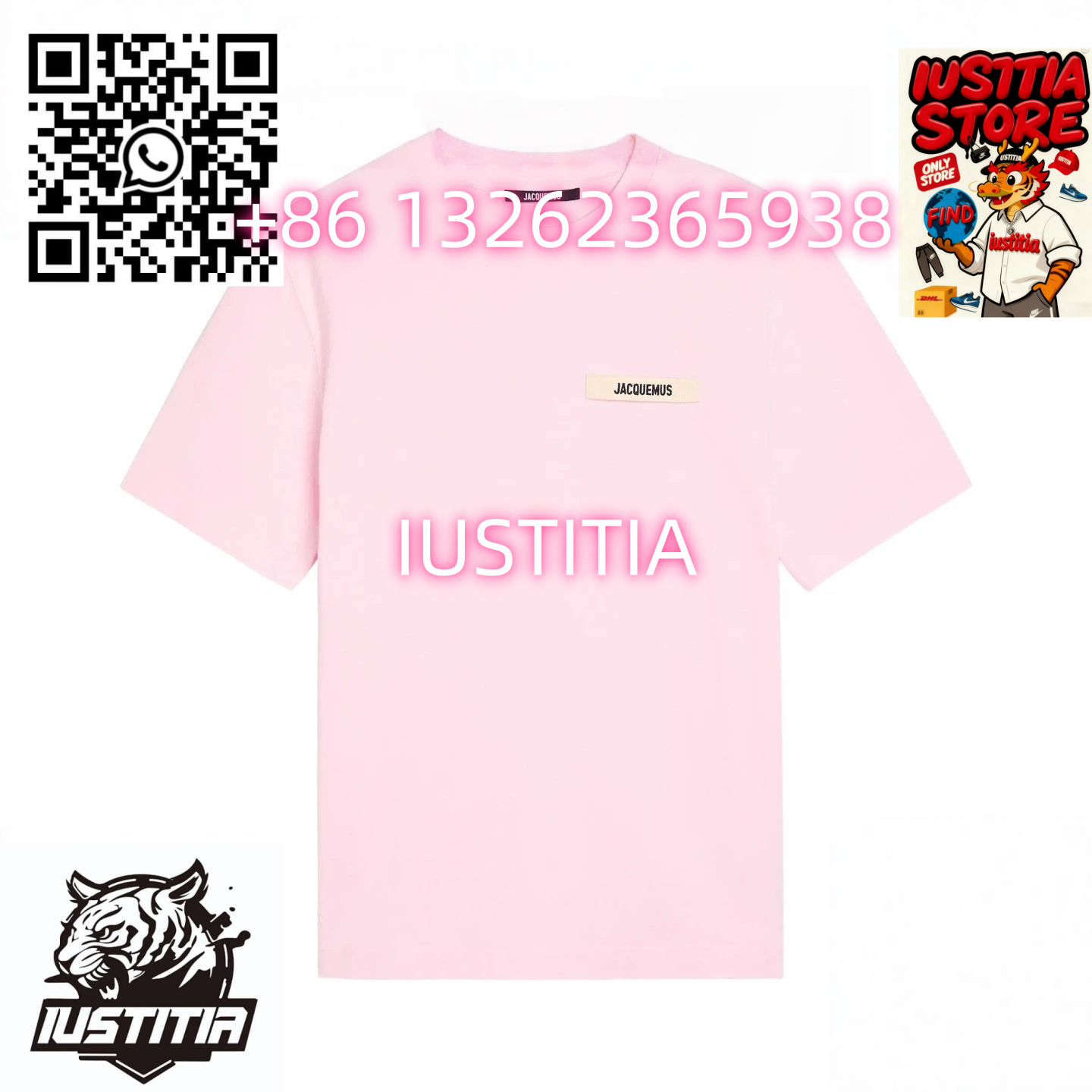 Jacquemus T-Shirts Logo Plaque T-Shirt — 05