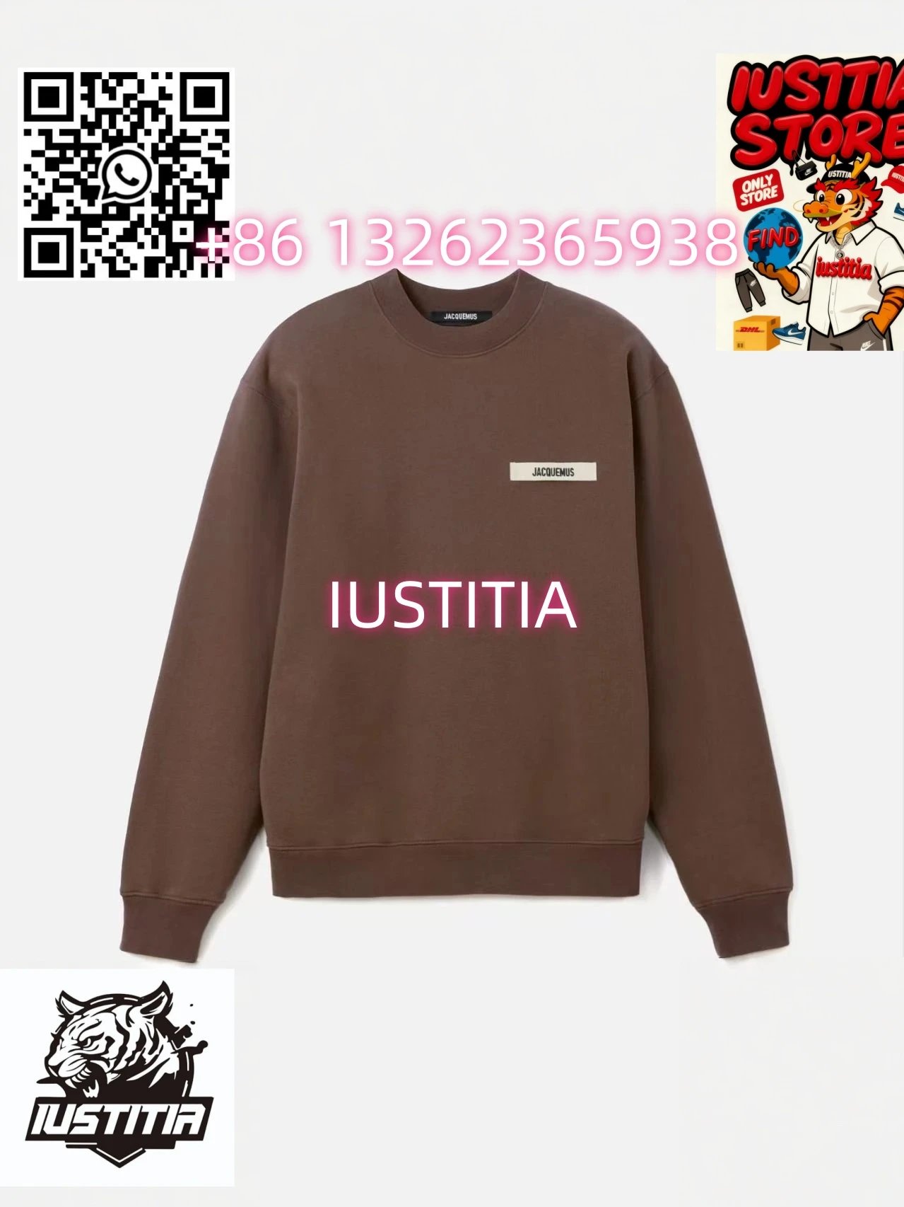 Jacquemus T-Shirts Logo Plaque T-Shirt — 28 long sleeves