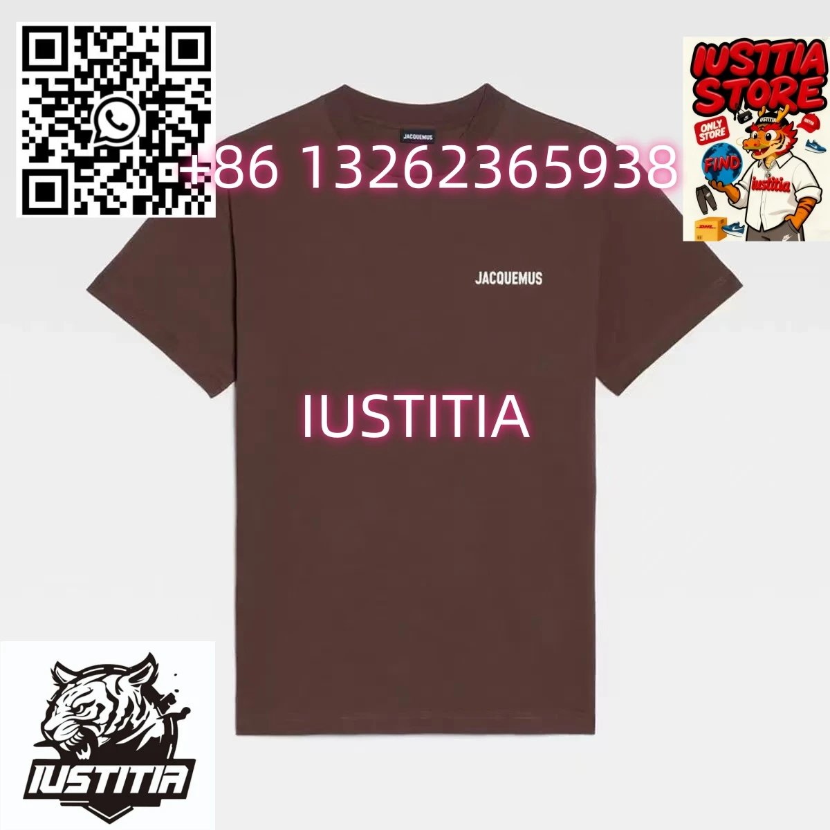 Jacquemus T-Shirts Logo Plaque T-Shirt — 10