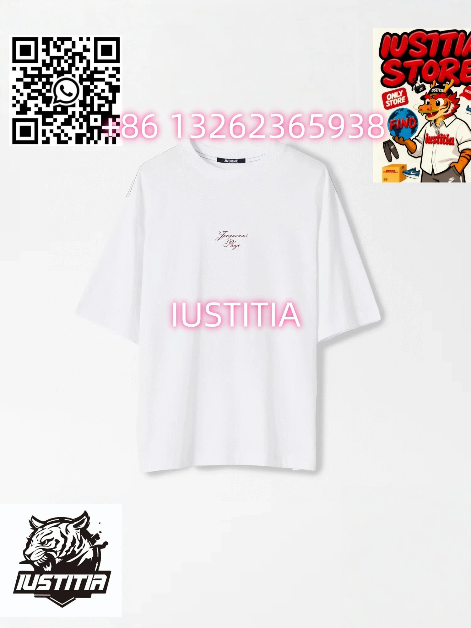 Jacquemus T-Shirts Logo Plaque T-Shirt — 18