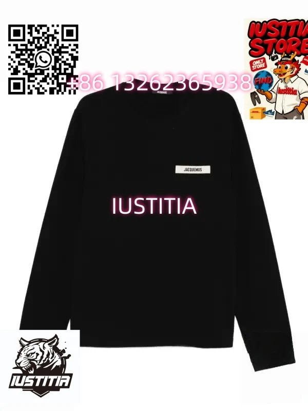 Jacquemus T-Shirts Logo Plaque T-Shirt — 25 long sleeves