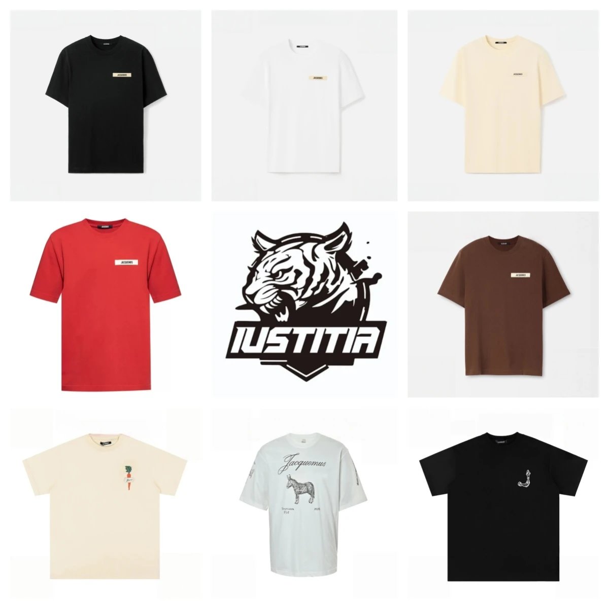 Jacquemus T-Shirts Logo Plaque T-Shirt image 1