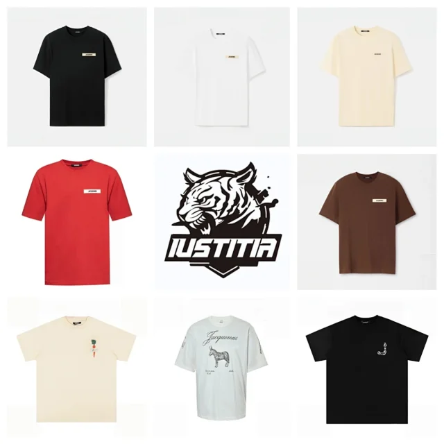 Jacquemus T-Shirts Logo Plaque T-Shirt product detail image 1