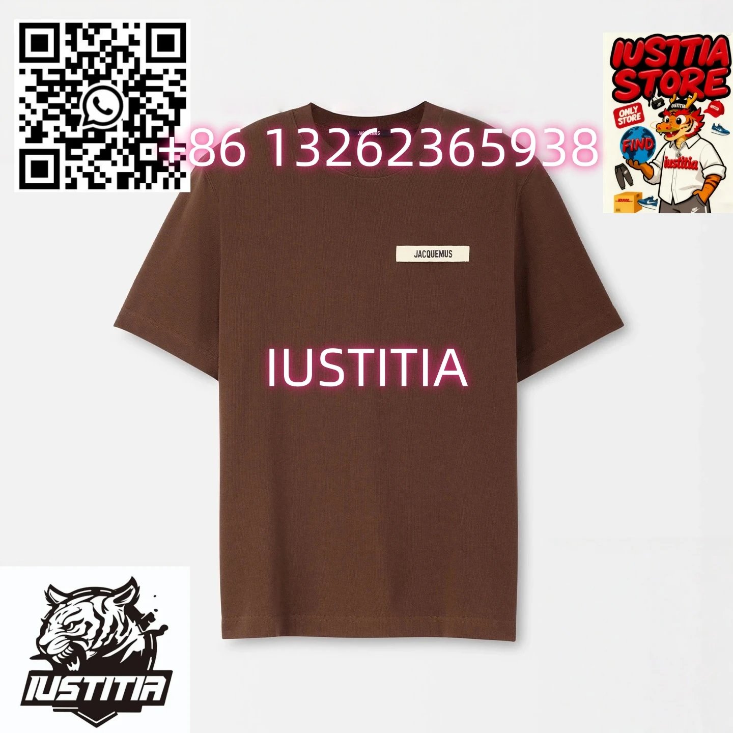 Jacquemus T-Shirts Logo Plaque T-Shirt — 04