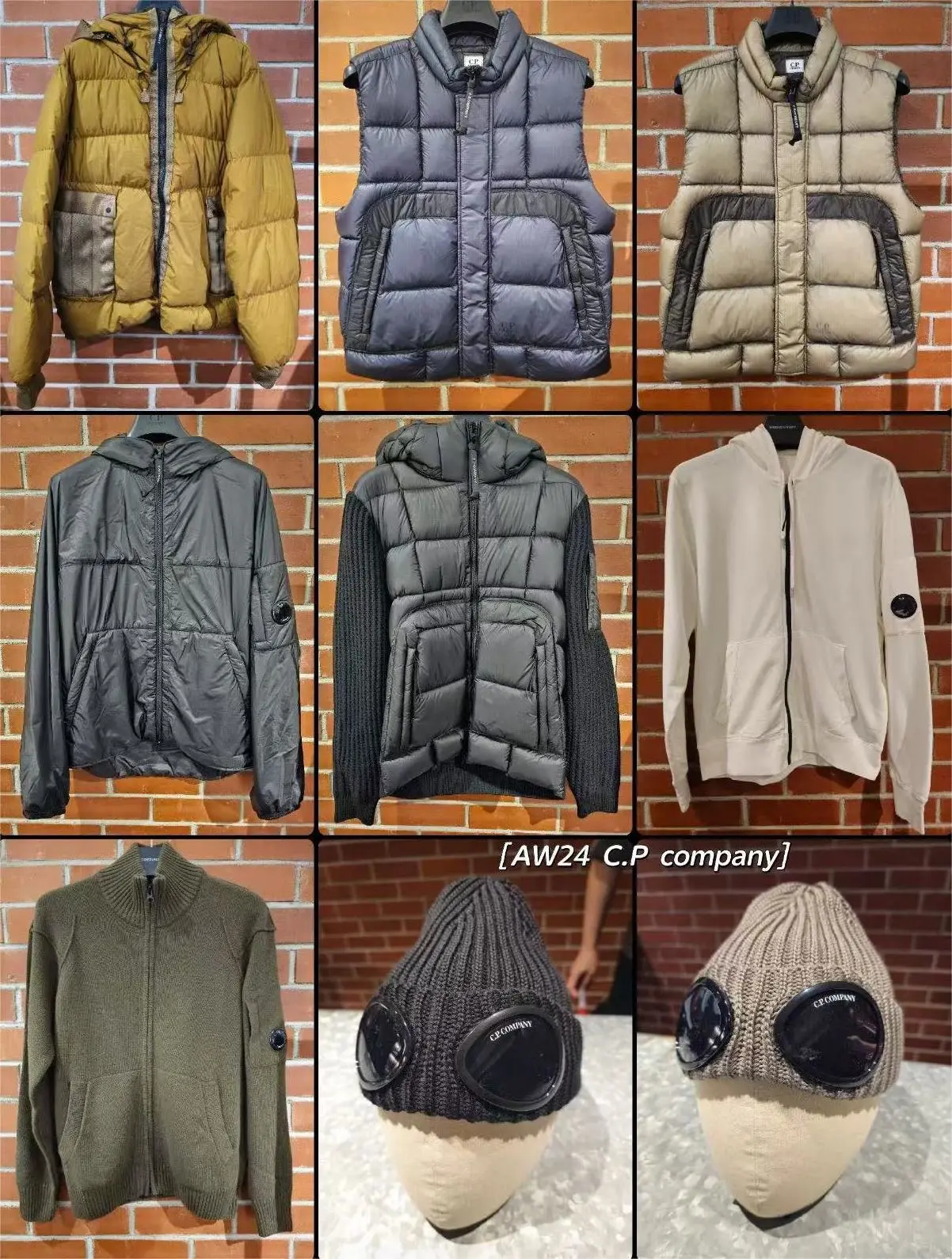 C.P. Company AW24 Hooded Down Jacket Collection [Multiple Styles & Colors]