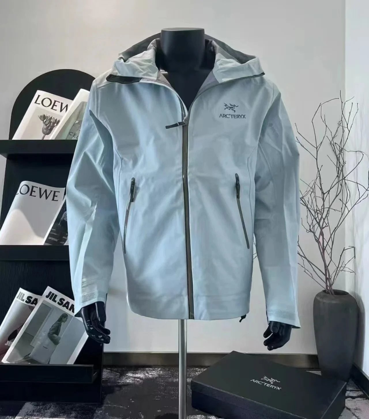 ASICS Jackets Hooded Sports Jacket — Arc-J sky blue