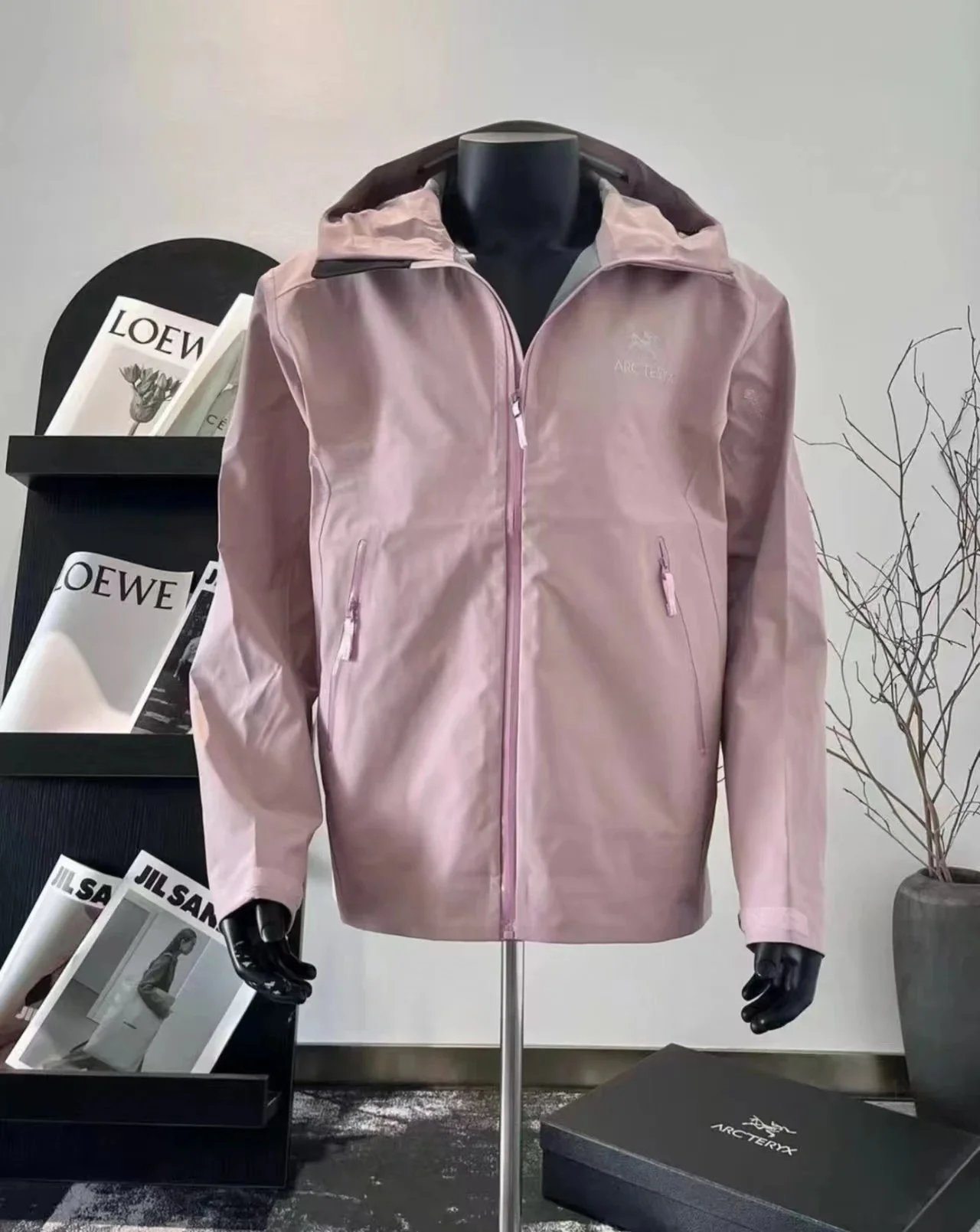 ASICS Jackets Hooded Sports Jacket — Arc-J Pink