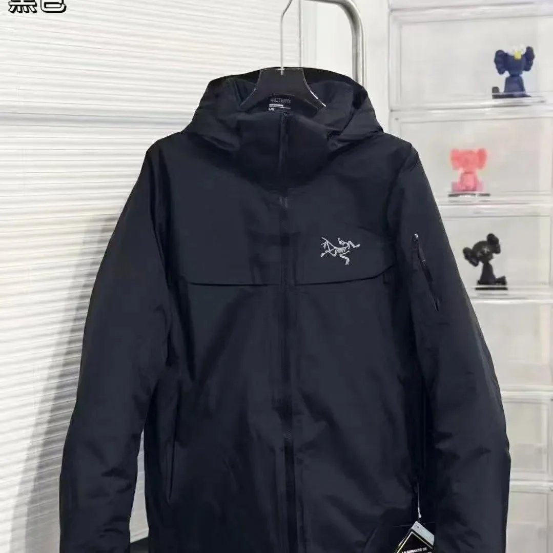 ASICS Jackets Hooded Sports Jacket — Arc Down Jacket-Black