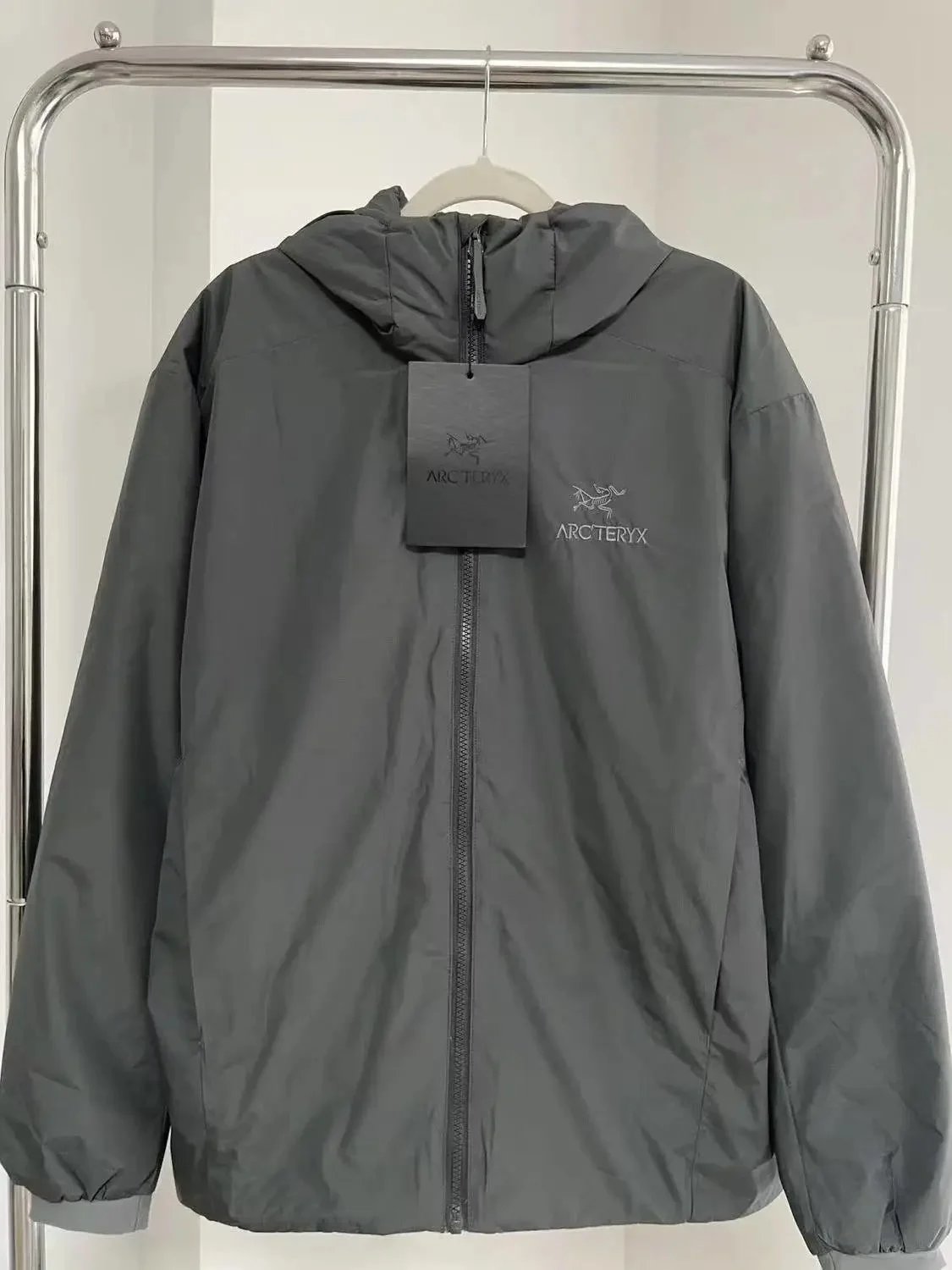 ASICS Jackets Hooded Sports Jacket — Arc Coat-Dark Grey