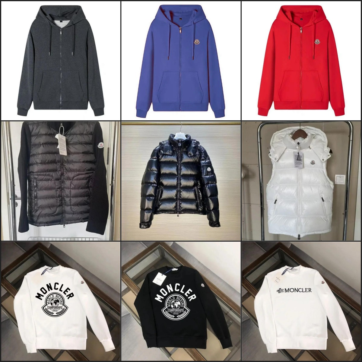 Moncler Hoodie Sweatshirt Down