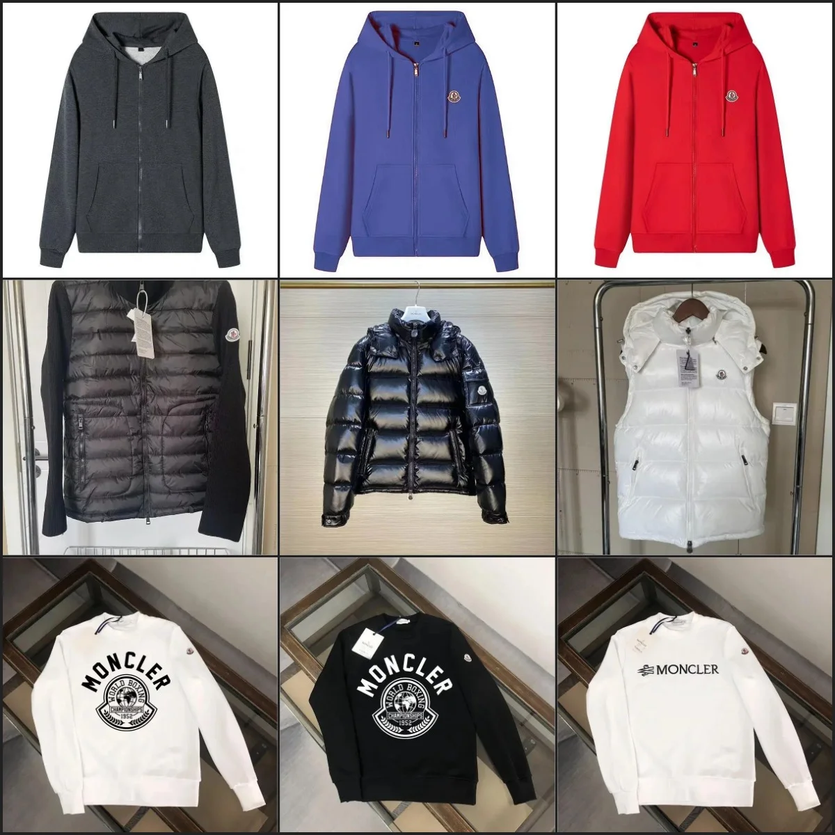 1to1reps Jackets fashion reps product M蒙时尚印刷卫衣卫裤合集 