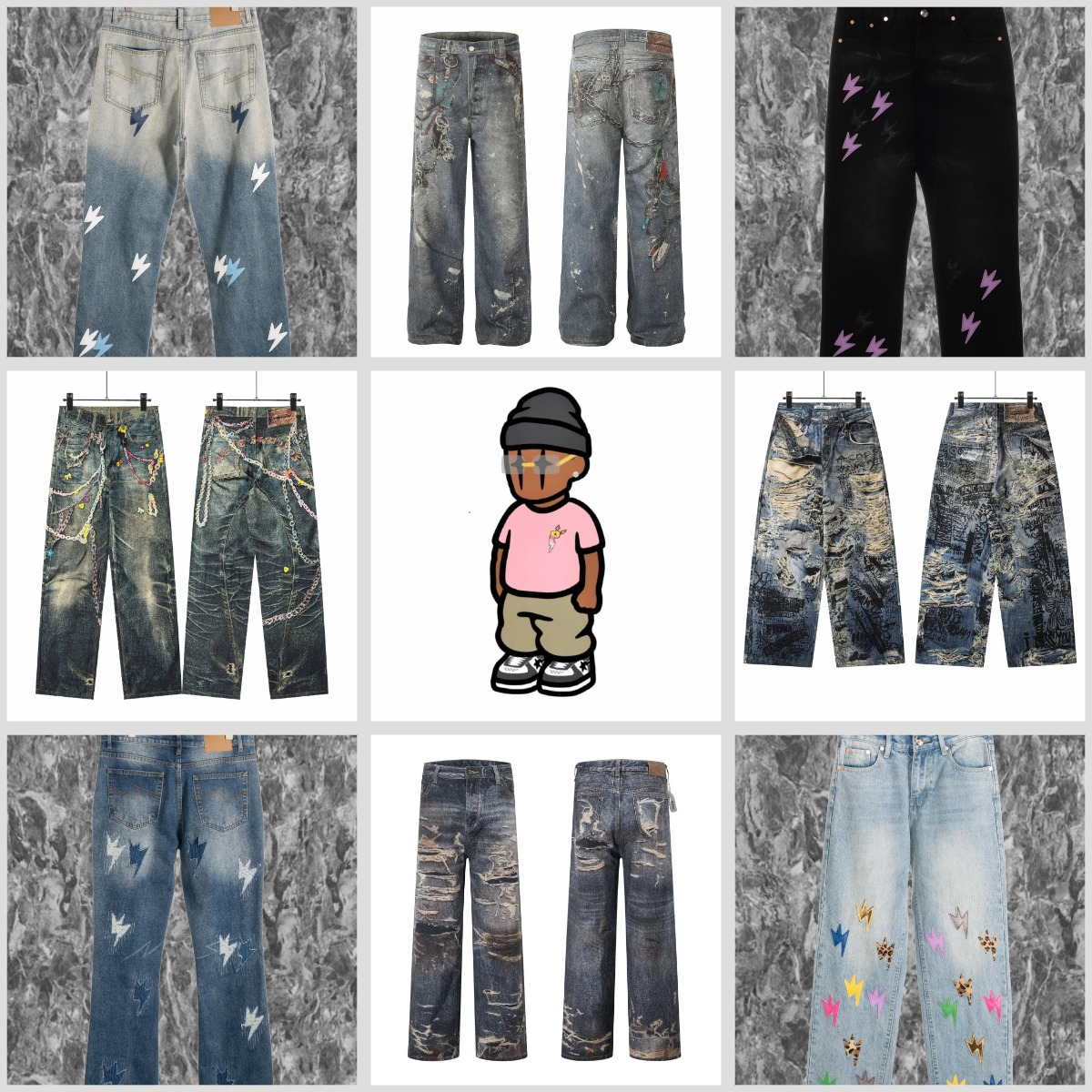 CX04-fashionable versatile jeans whatsapp+86 13256727890