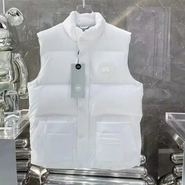 Canada Goose Vest White Down Vest Outerwear.vest - 1