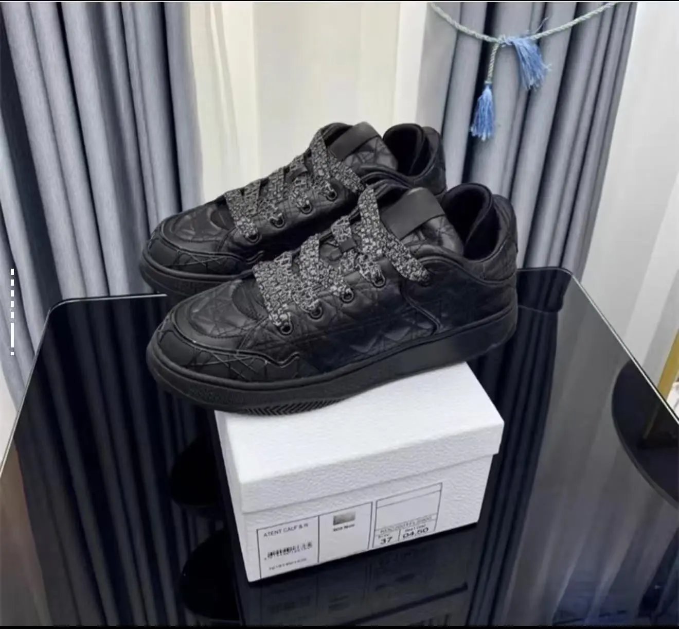 Dior B23 Quilted Red Sneakers - 5